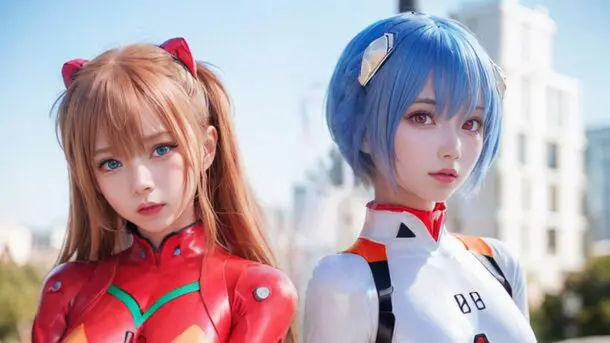 IA vuelve reales a las chicas de Evangelion — Kudasai