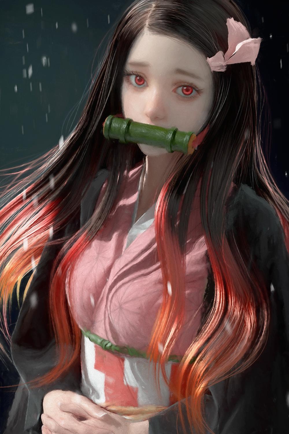 , Kimetsu no Yaiba: Así se vería Nezuko si fuese una humana ¿sorprendente?, Anime Online Sub