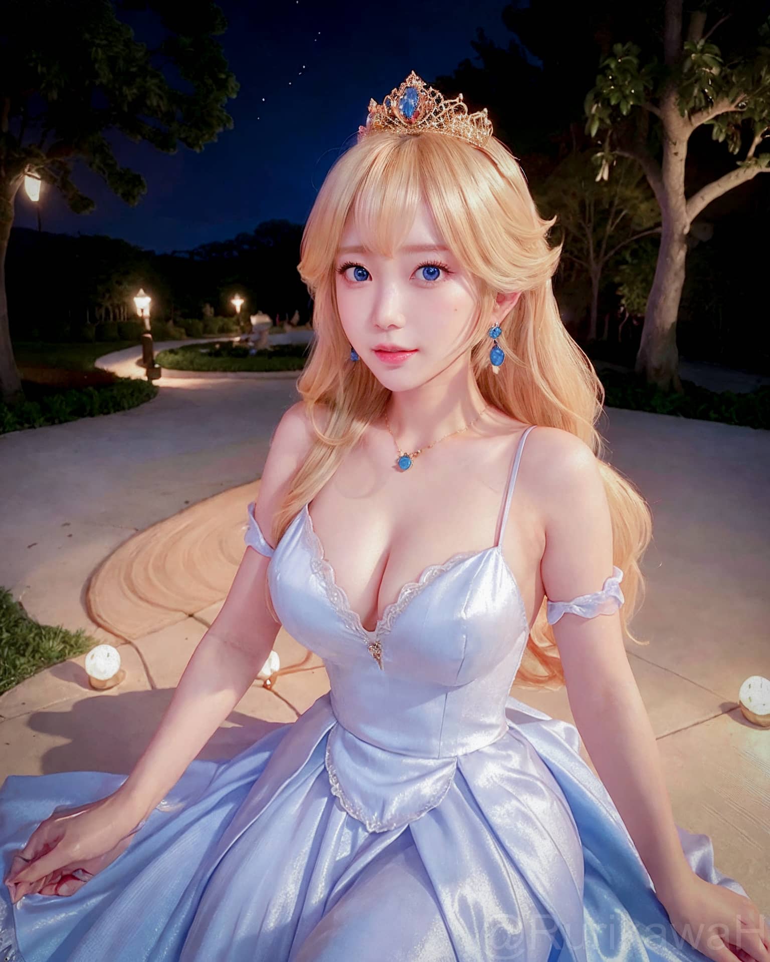 Super Mario Bros: Un Cosplay De Peach Es Ilustrado Por Una Ia De Manera Realista