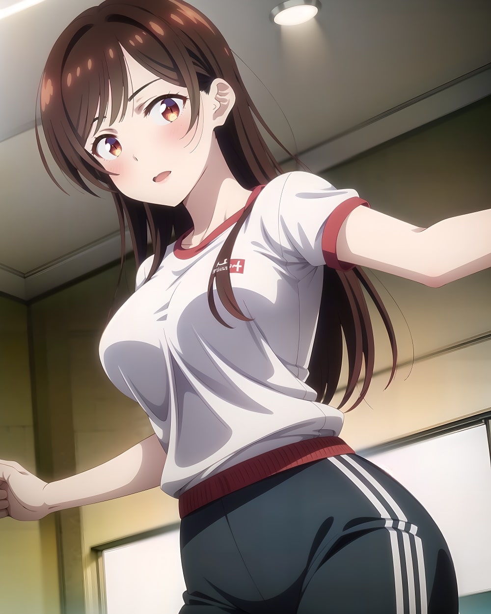 Rent-A-Girlfriend Chizuru Deleita Con Un Uniforme Deportivo