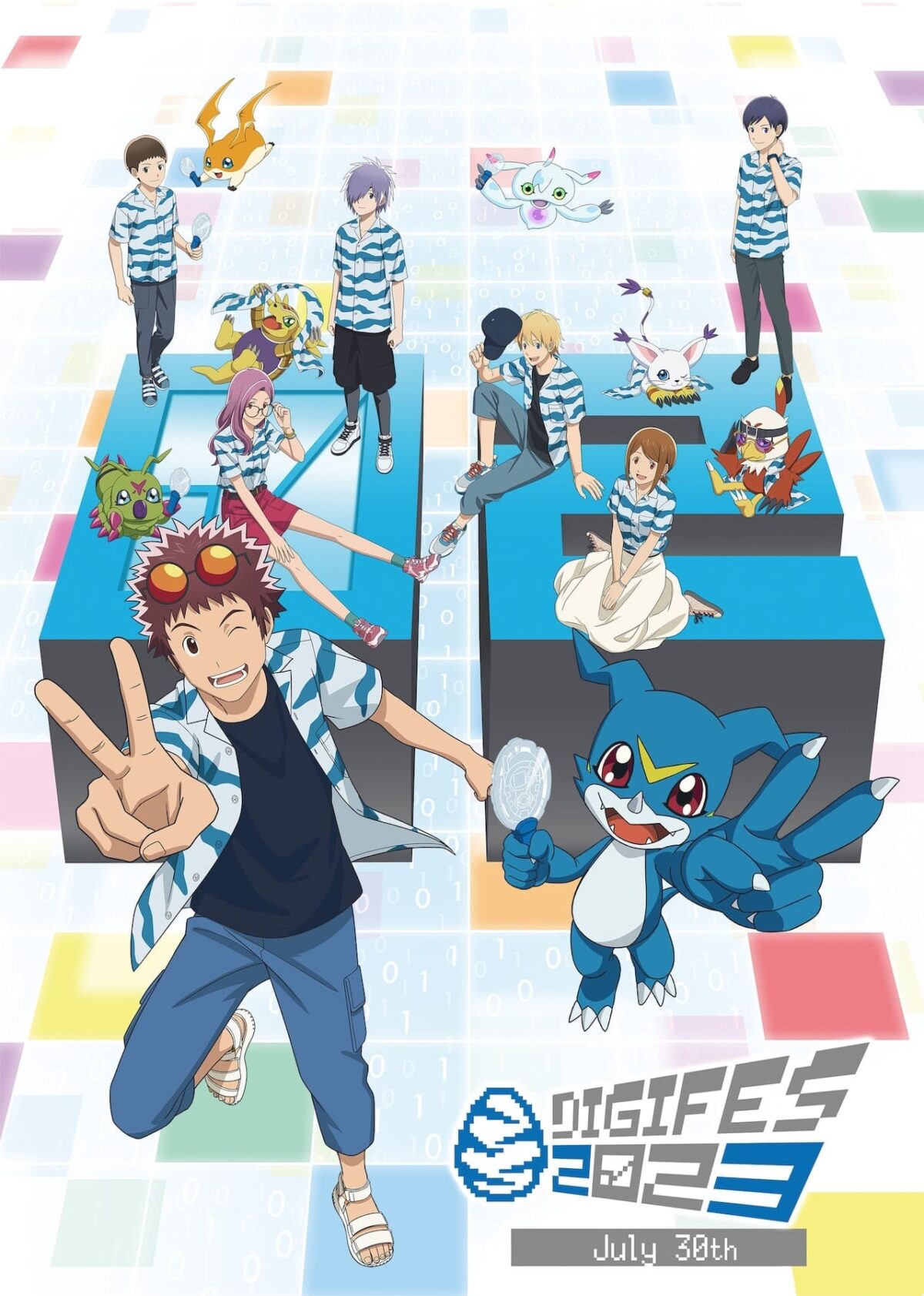 Digimon Adventure 02 Visual Niños Elegidos Adultos