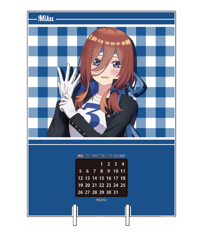 The Quintessential Quintuplets Saing Calendario 3