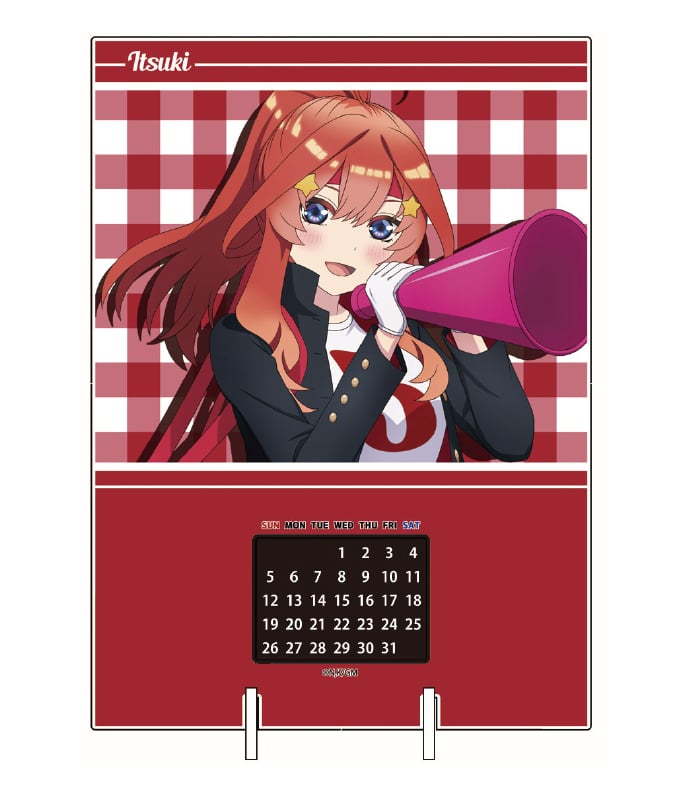 The Quintessential Quintuplets Saing Calendario 5