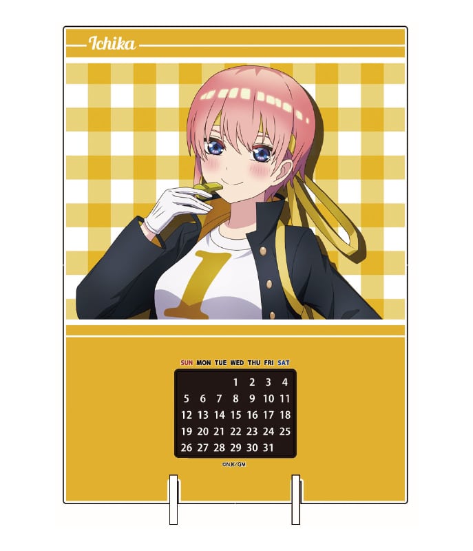 The Quintessential Quintuplets Saing Calendario