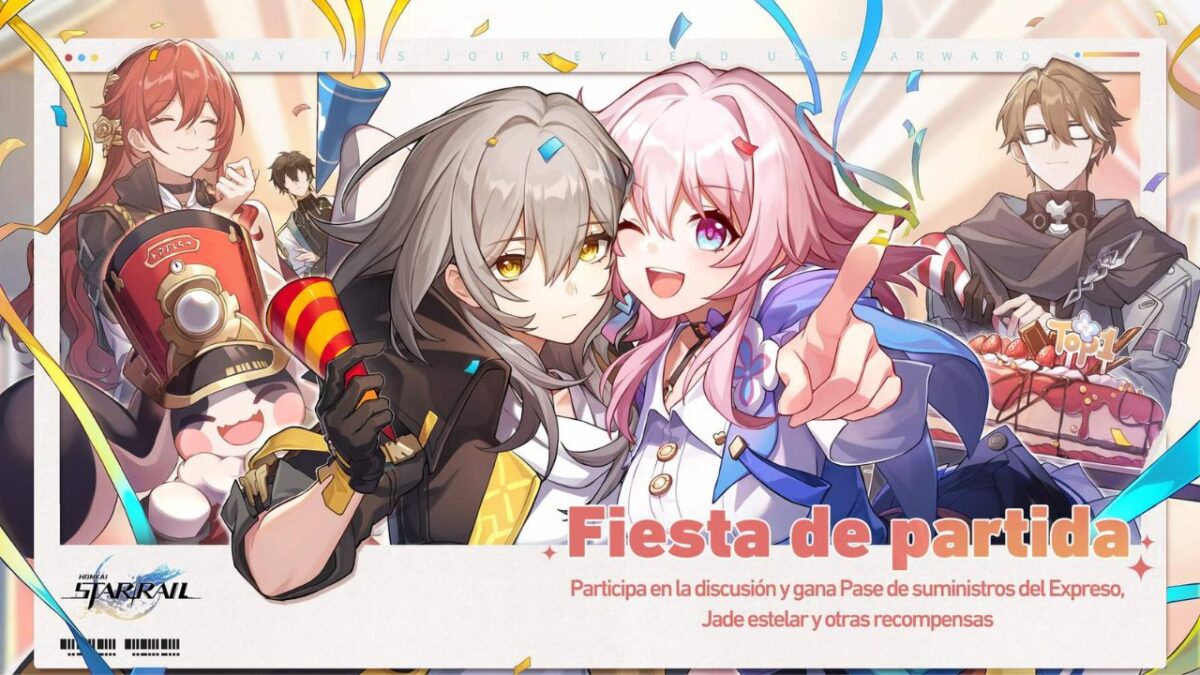 Honkai Star Rail Fiesta De Partida Poster