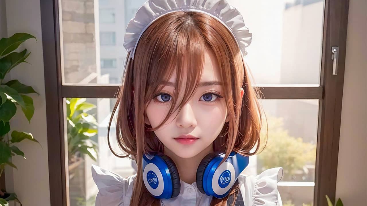 The Quintessential Quintuplets Miku Maid Anime