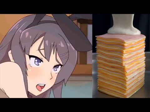 Sakurajima Mai Cheese Slap Meme