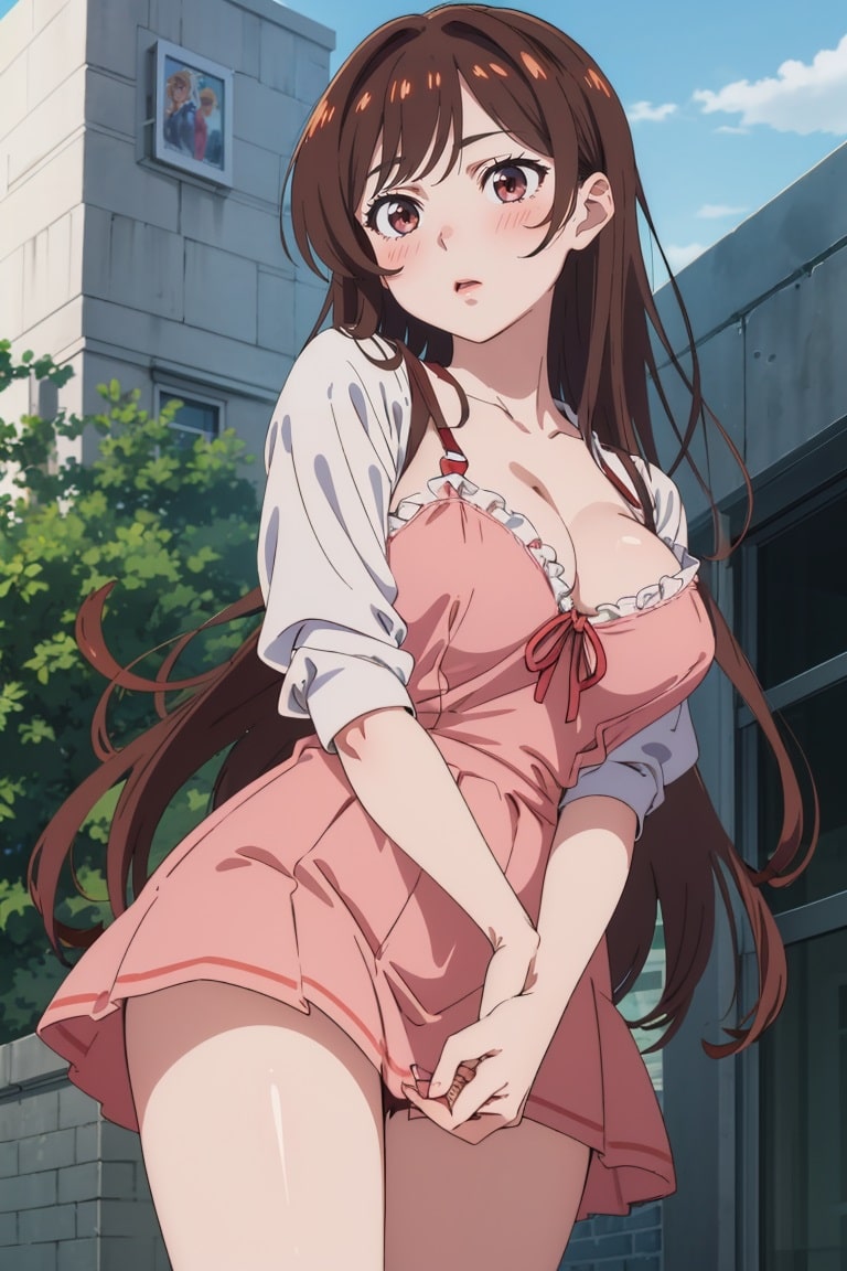 Rent-A-Girlfriend: El Irresistible Encanto De Chizuru Mizuhara En Ilustraciones Ia