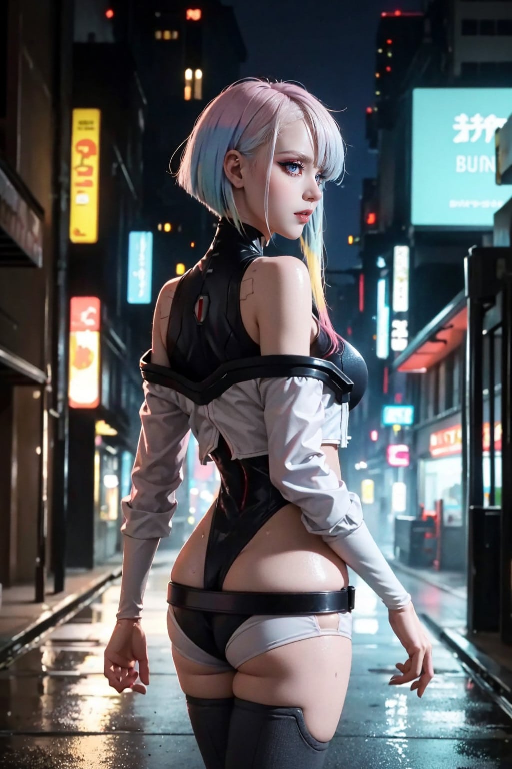 Lucy De Cyberpunk: Edgerunners Cobra Vida En Impactantes Ilustraciones