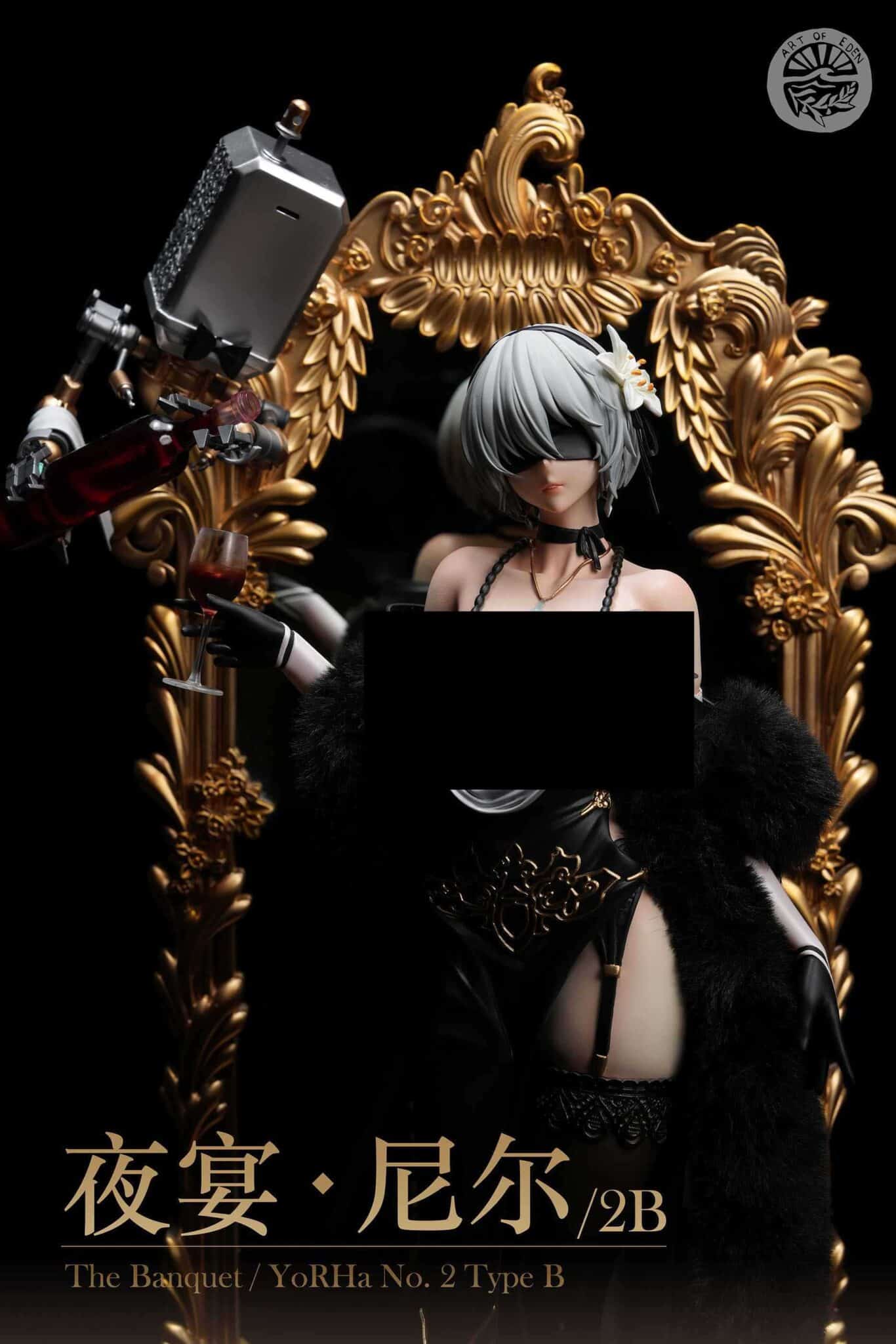 Nier Automata: 2B Se Viste De Noche En Esta Atrevida Figura H De Lo Más Detallada