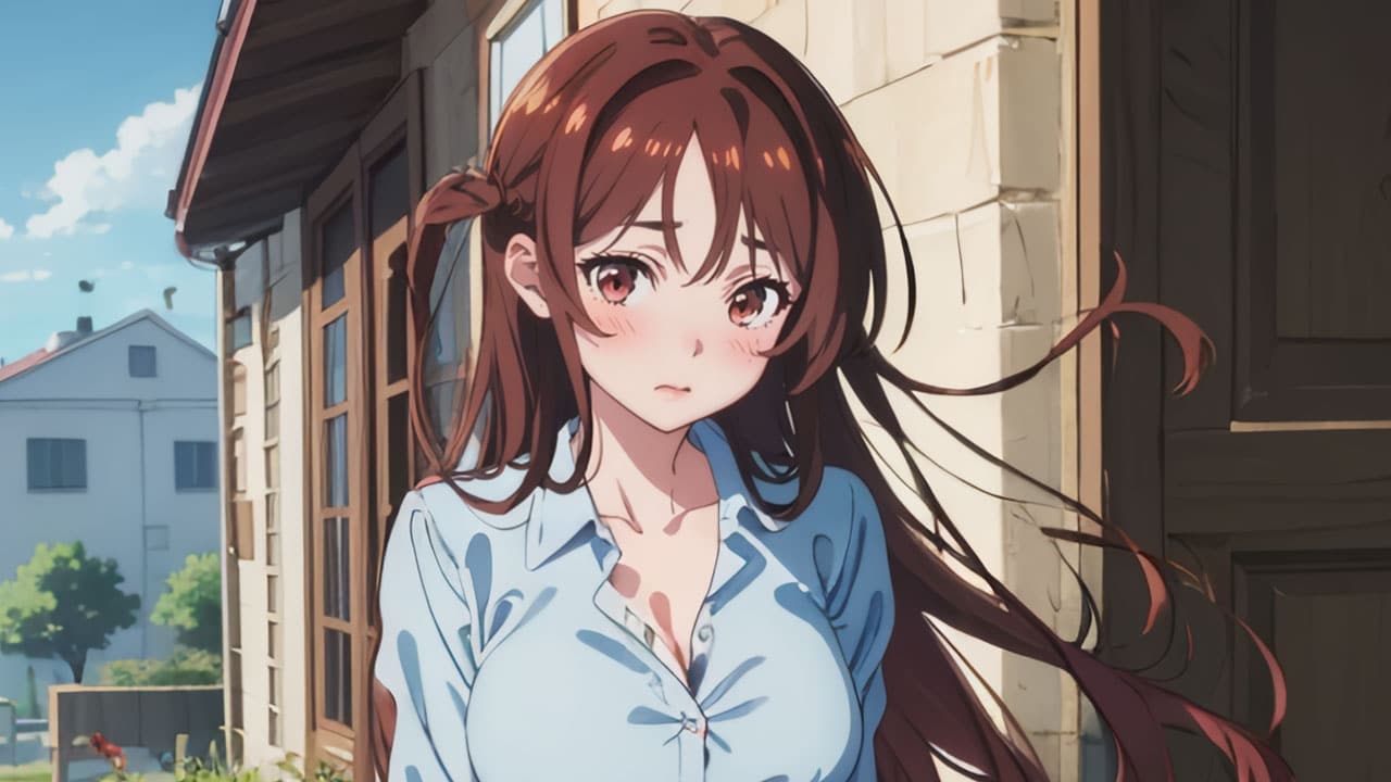 Rent-A-Girlfriend: El Irresistible Encanto De Chizuru Mizuhara En Ilustraciones Ia