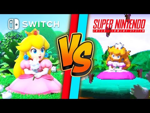 Super Mario Rpg Remake Graphics Comparison (Switch Vs. Snes)