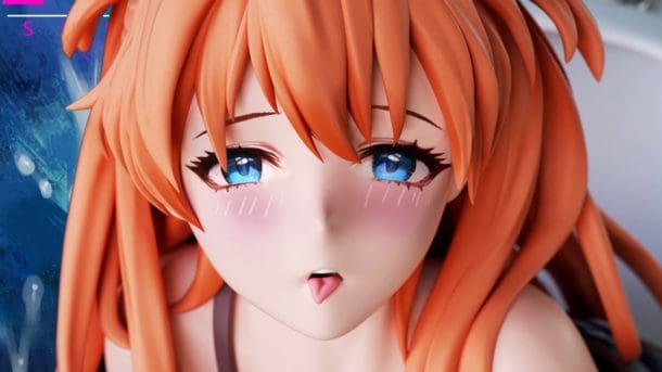 Evangelion: Mira como Asuka va al baño en esta nueva figura — Kudasai