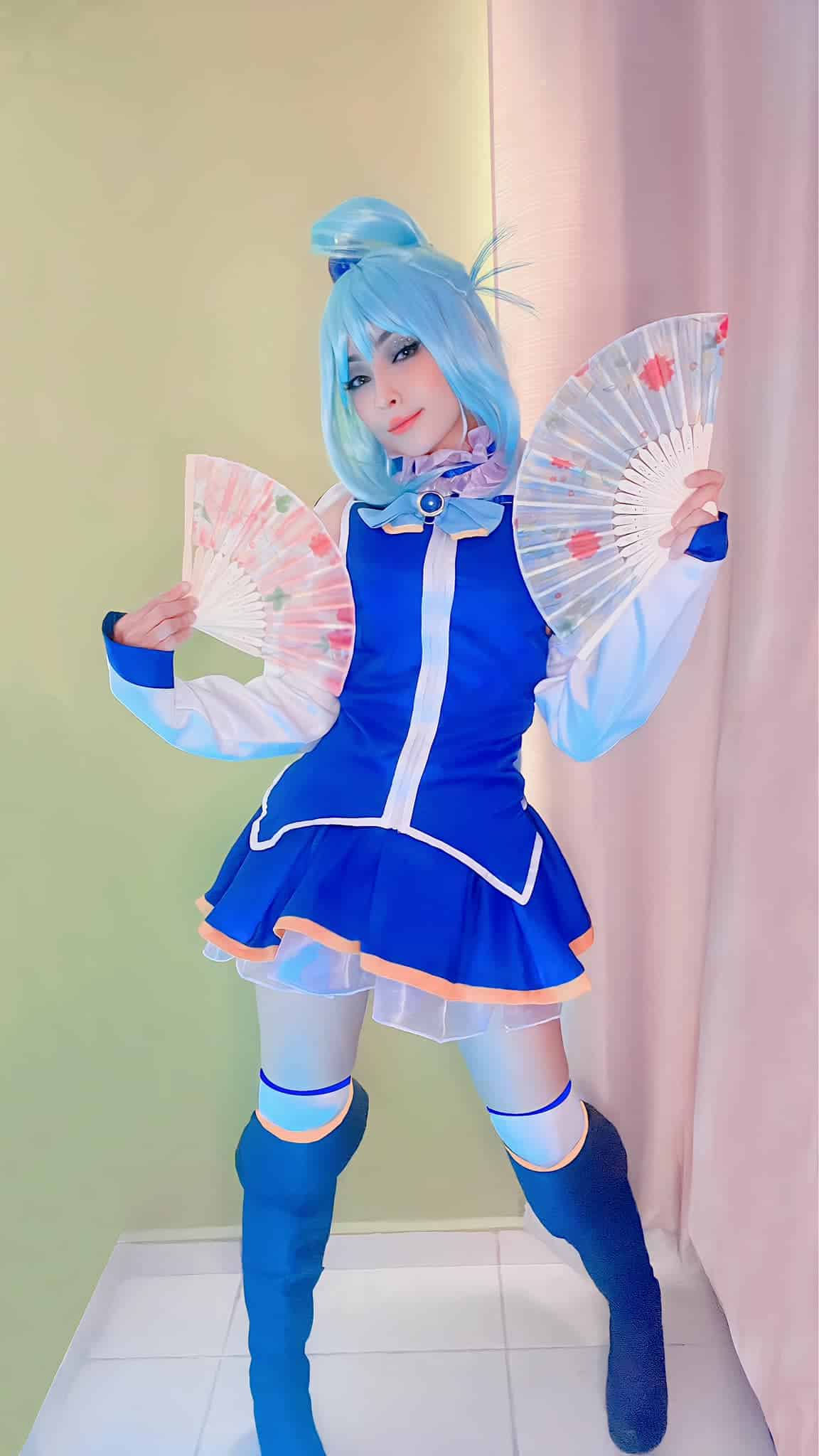 Cosplay De Aqua Por La Streamer Nanatyx