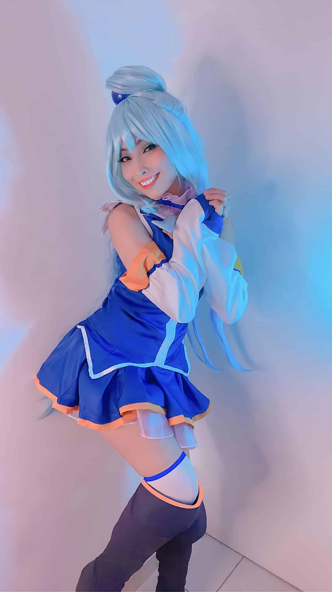 Cosplay De Aqua Por La Streamer Nanatyx