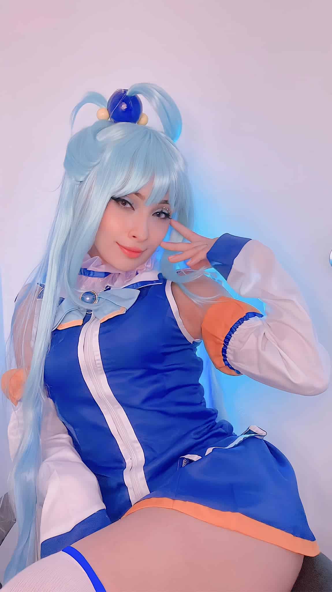 Cosplay De Aqua Por La Streamer Nanatyx