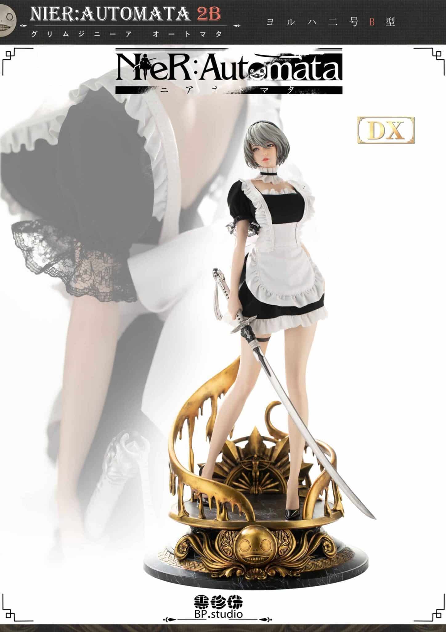 Nier Automata: 2B Se Viste De Maid En Esta Alucinante Figura Estilo H