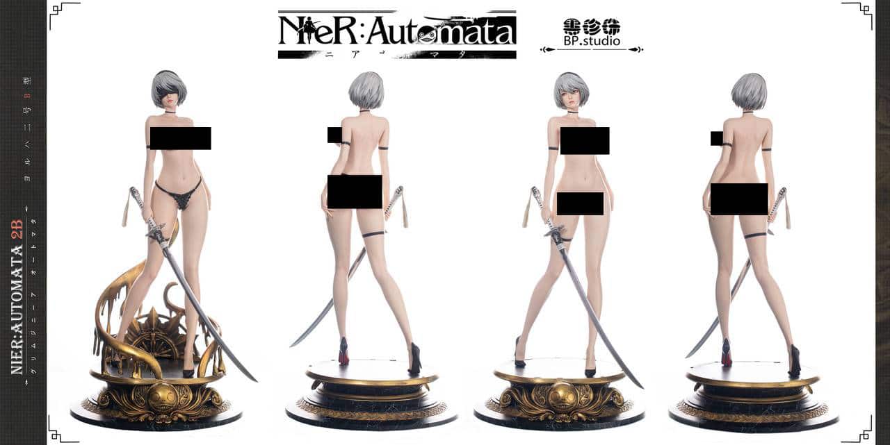 Nier Automata: 2B Se Viste De Maid En Esta Alucinante Figura Estilo H