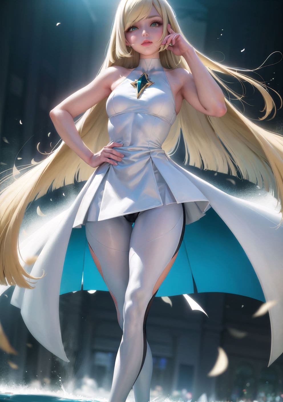 Lusamine De Pokémon Chica Real