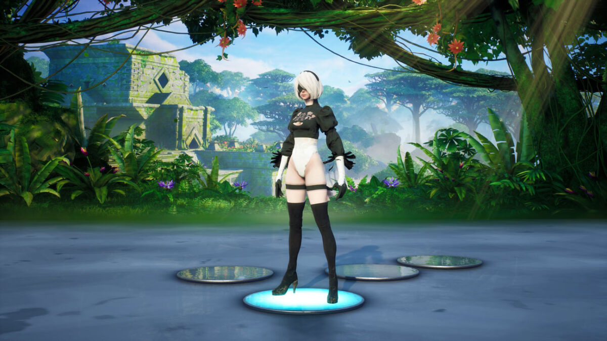 2B Fortnite Recrean La Skin De Nier Automata