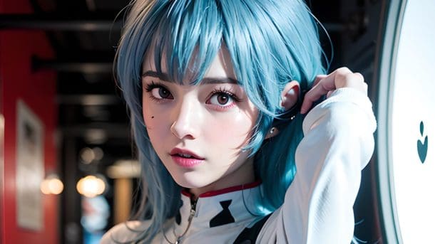 Evangelion: IA convierte a Rei Ayanami en hermosa chica de verdad — Kudasai