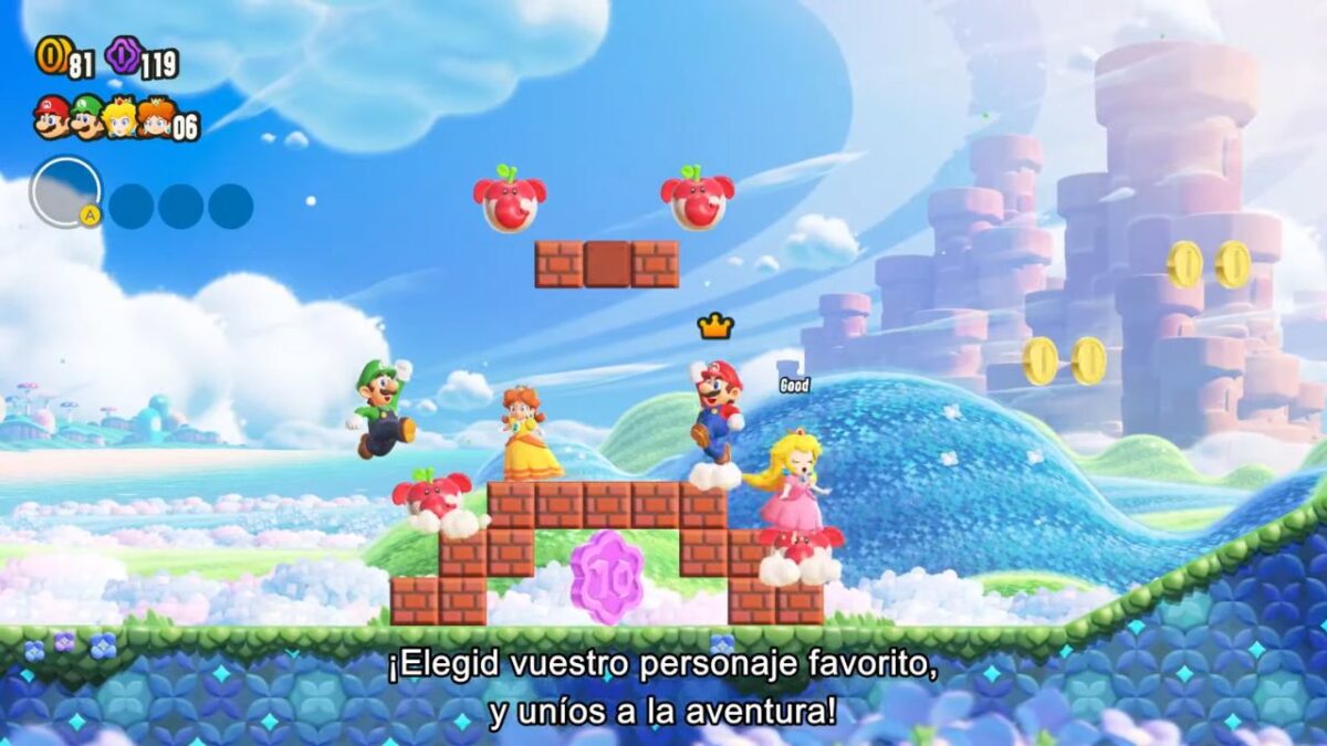 Super Mario Bros Wonder Multijugador