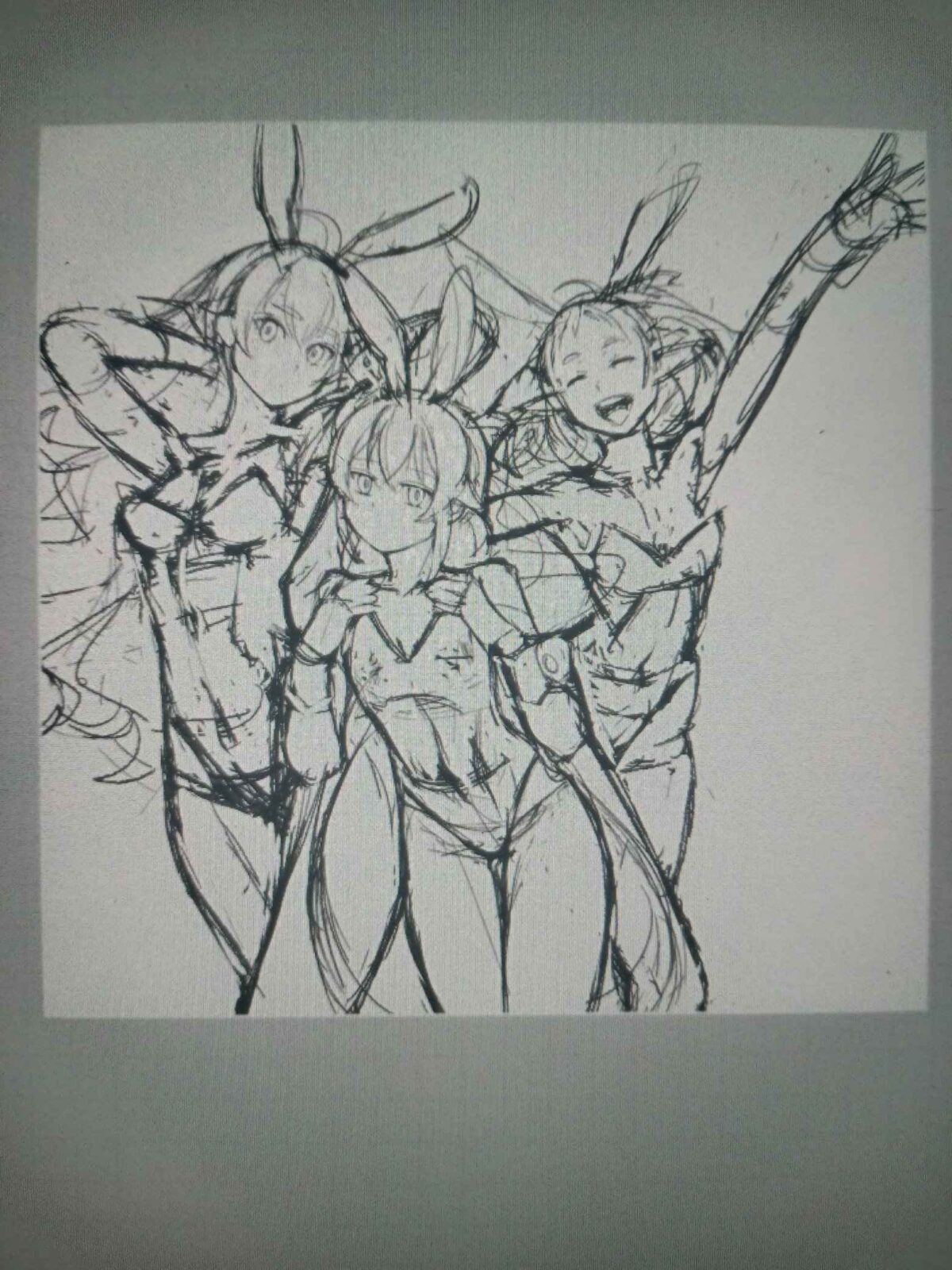 Mushoku Tensei Bunny Three Proceso 1