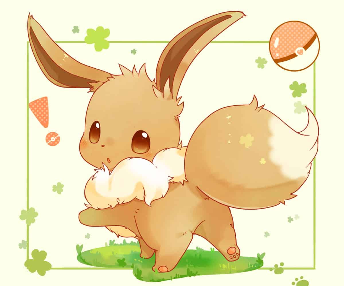 Eevee Pokemon Capturado