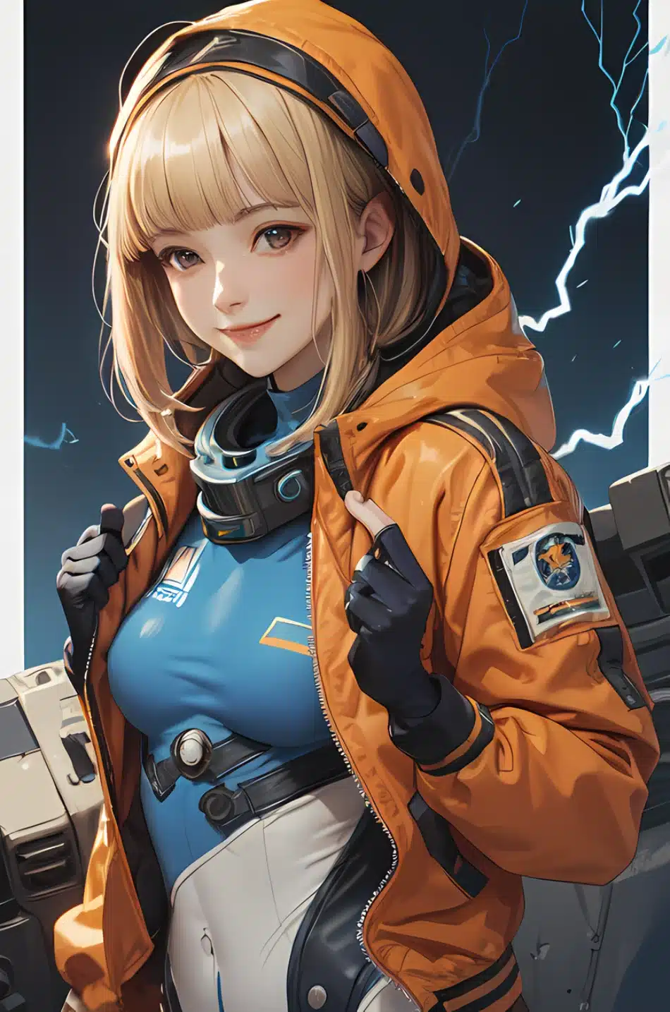 Wattson De Apex Legends Enamora En Ilustración Ia