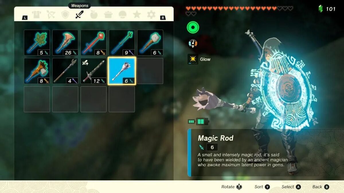 Zelda Tears Of The Kingdom Magic Rod