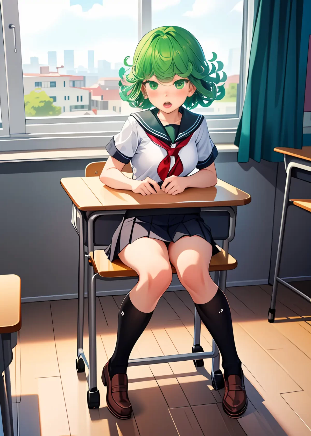 One-Punch-Man-Tatsumaki-Escolar-2