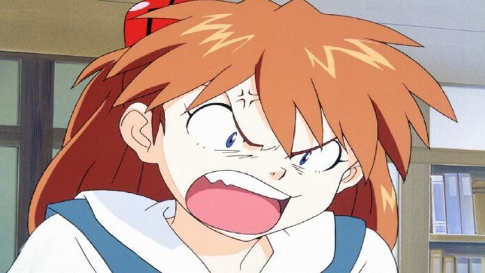 Evangelion Asuka Angry