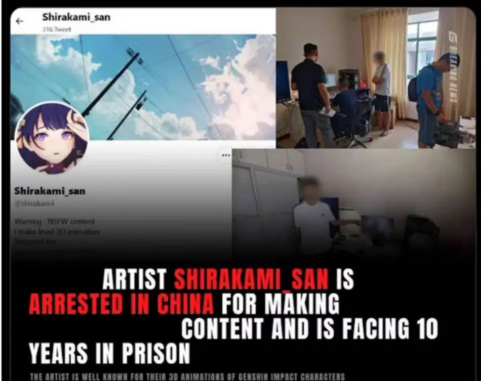 Artista H De Genshin Impact Podría Afrontar Un Duro Castigo En China