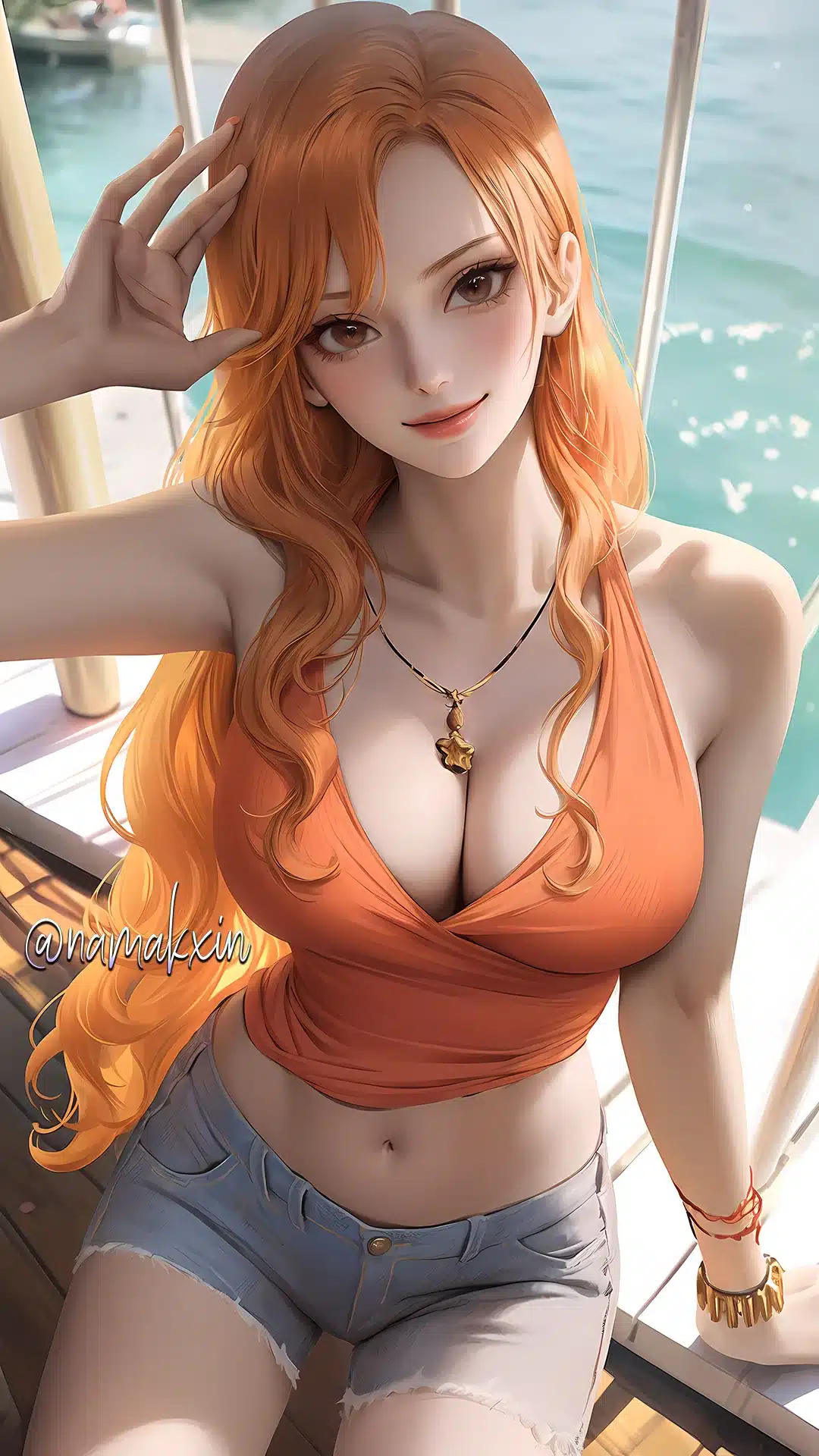 One Piece Nami Ilustración 5