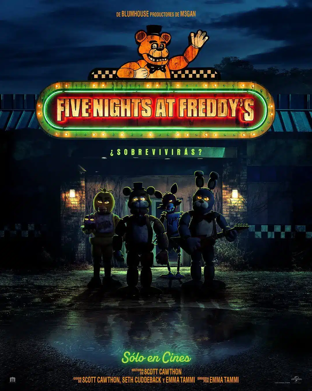 Five Nights At Freddys Poster Oficial