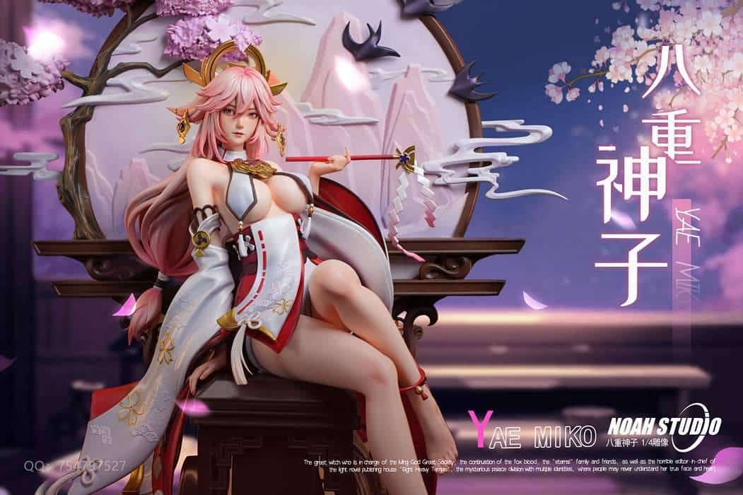 Genshin Impact Yae Miko Visita Nuestra Realidad Y Nos Deleita Increible Nueva Figura Realista01