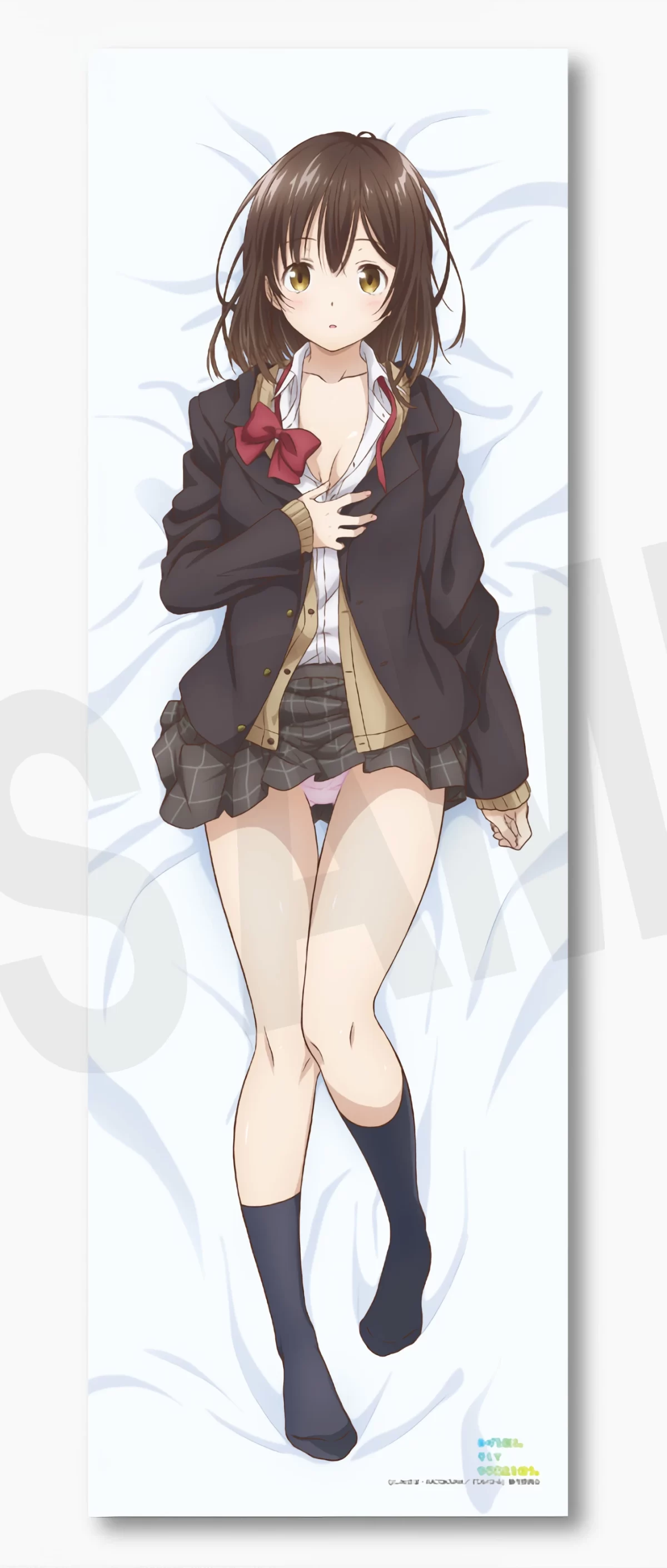 Hige Wo Soru. Soshite Joshikousei Wo Hirou Sayu Ogiwara Dakimakura 1