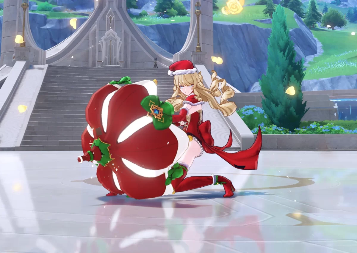 Genshin Impact: Celebra La Navidad Con Navia Gracias A Hermoso Mod