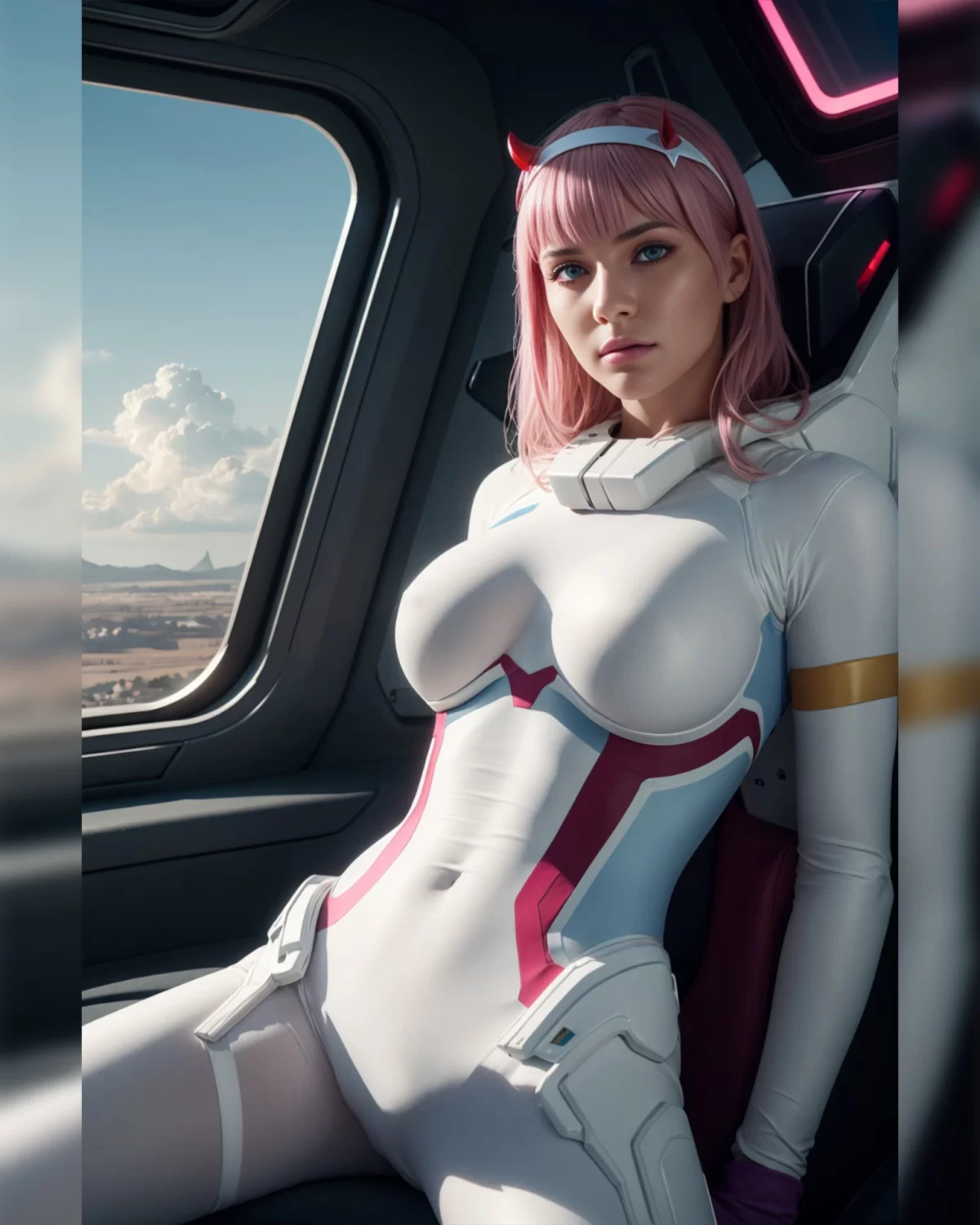 Darling In The Franxx Zero Two Ilustración 05