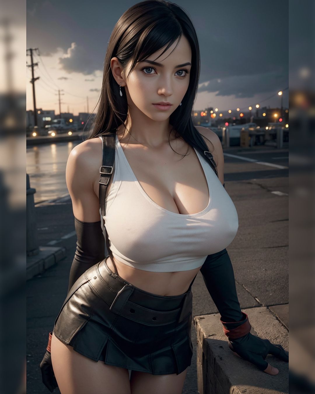 Final Fantasy Vii: Tifa Lockhart Es Imaginada Como Una Chica Real En Nuevas Ilustraciones