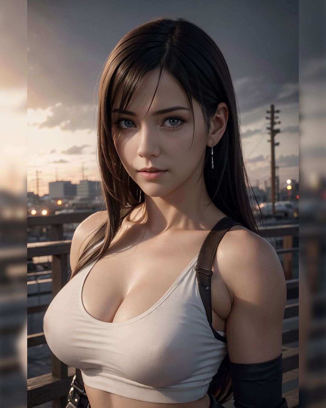 Final Fantasy Vii: Tifa Lockhart Es Imaginada Como Una Chica Real En Nuevas Ilustraciones