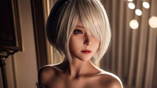 NieR: Automata: IA imagina a 2B como una chica real — Kudasai