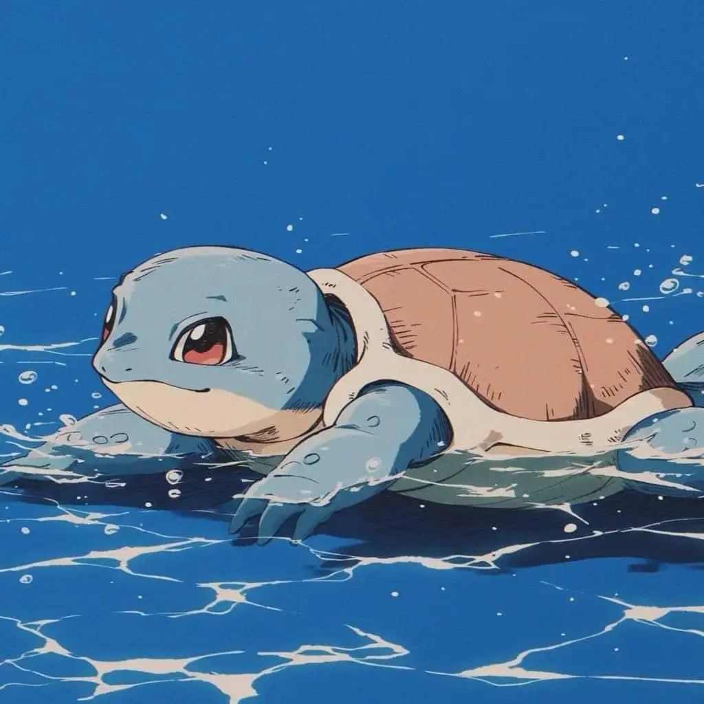 Pokemon Studio Ghibli Squirtle