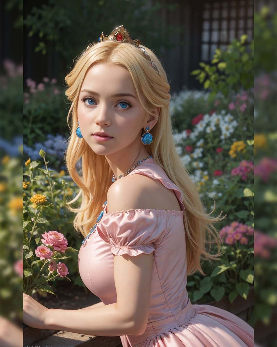 La Princesa Peach Enseña Su Belleza En Nuevas Ilustraciones Realistas