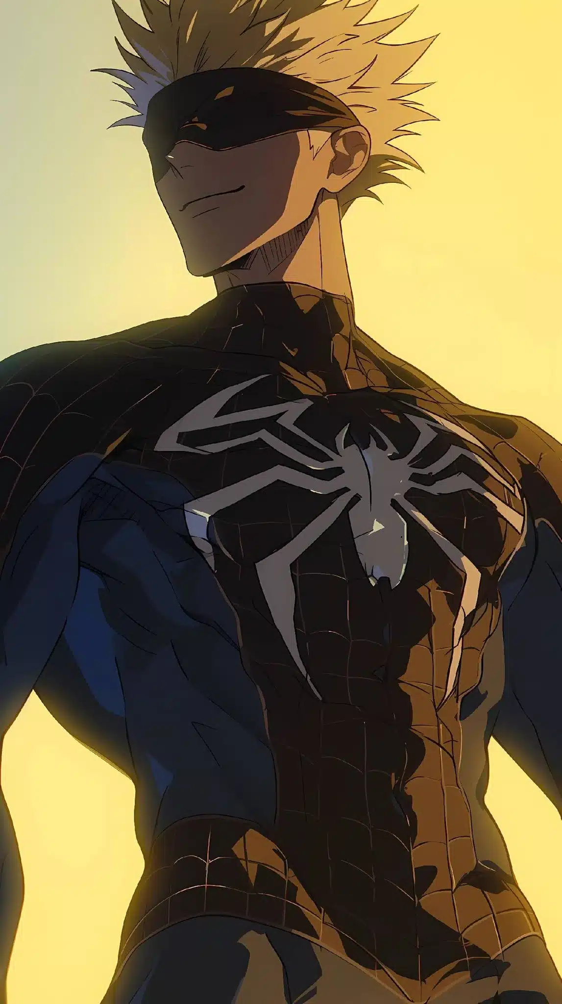 Spider Man Satoru Gojo