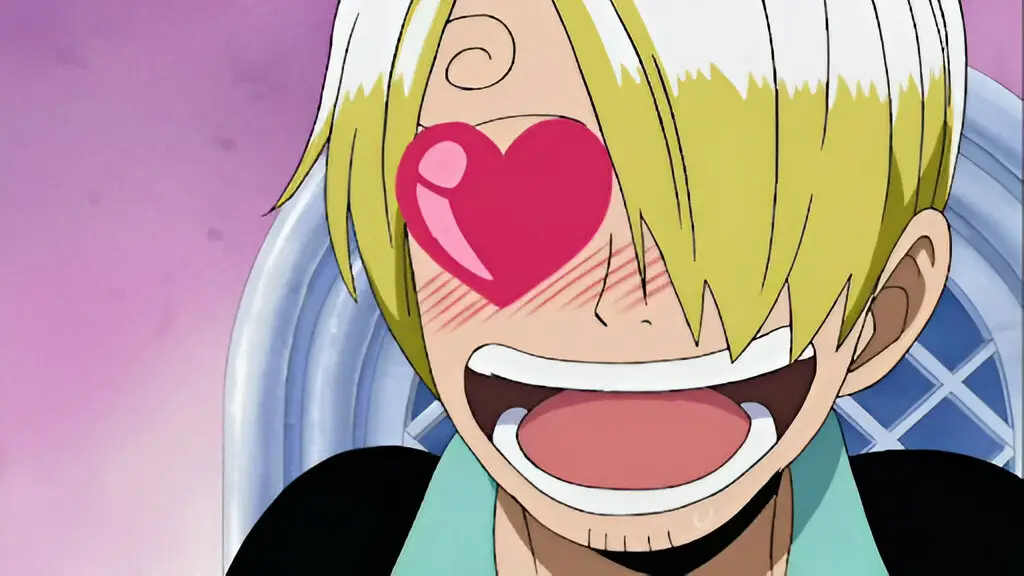 One Piece Sanji Enamorado Anime