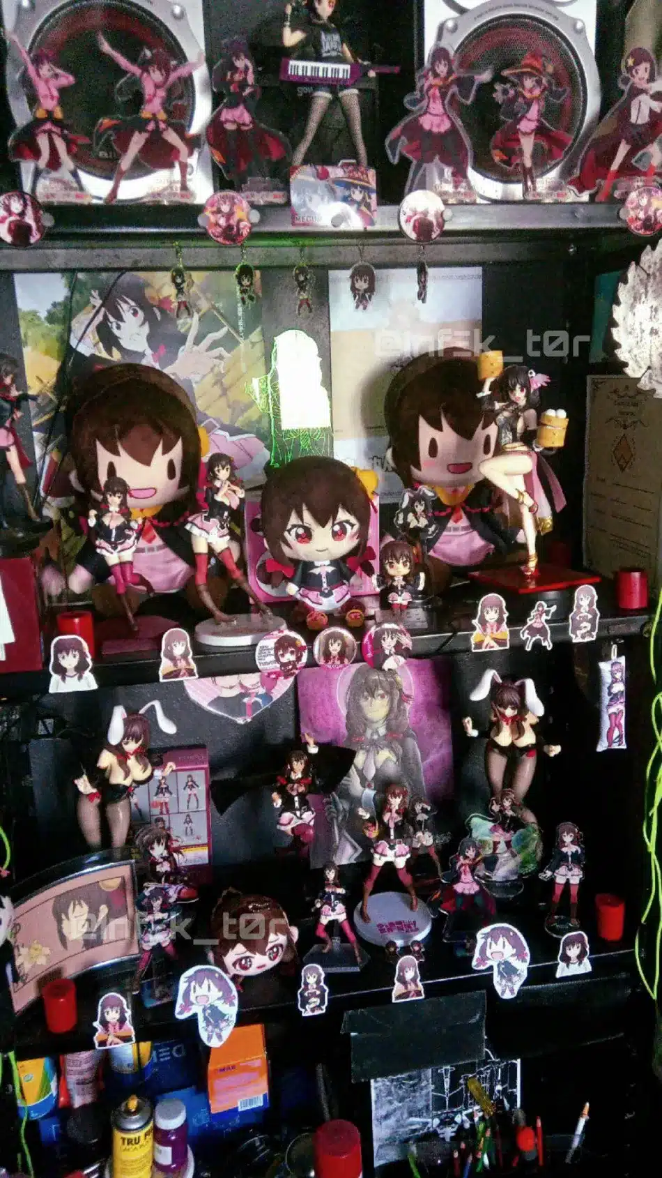 Fan De Konosuba! Enseña Su Increíble Altar De La “Waifu” Yunyun