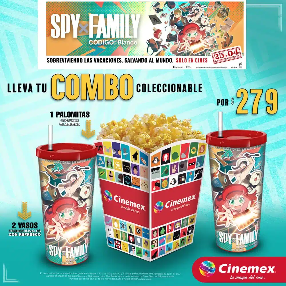 Spy X Family Code White Combo Cinemex 1