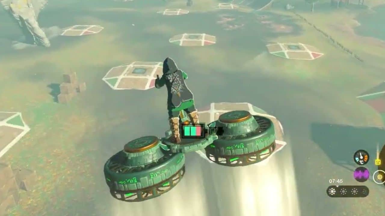 Zelda Totk Green Goblin Glider Gameplay