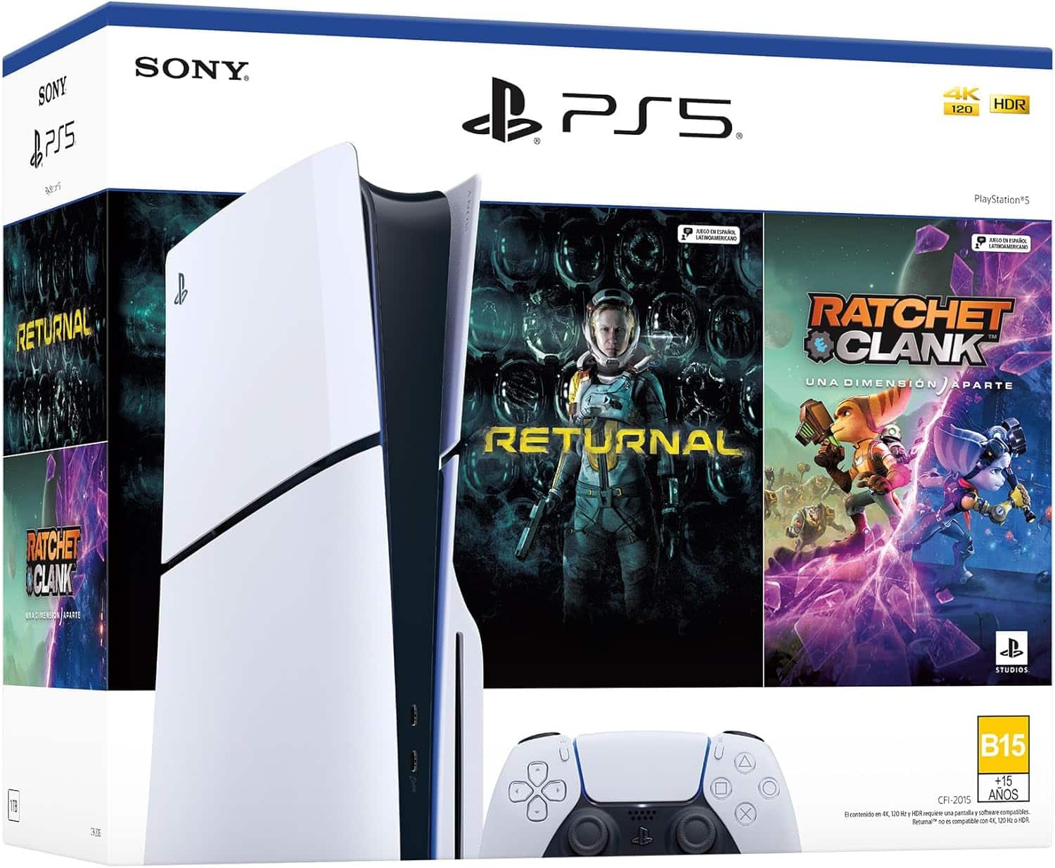 El Bundle De Playstation 5 Slim + Returnal Y Ratchet &Amp; Clank Es Una De Las Mejores Opciones De Compra